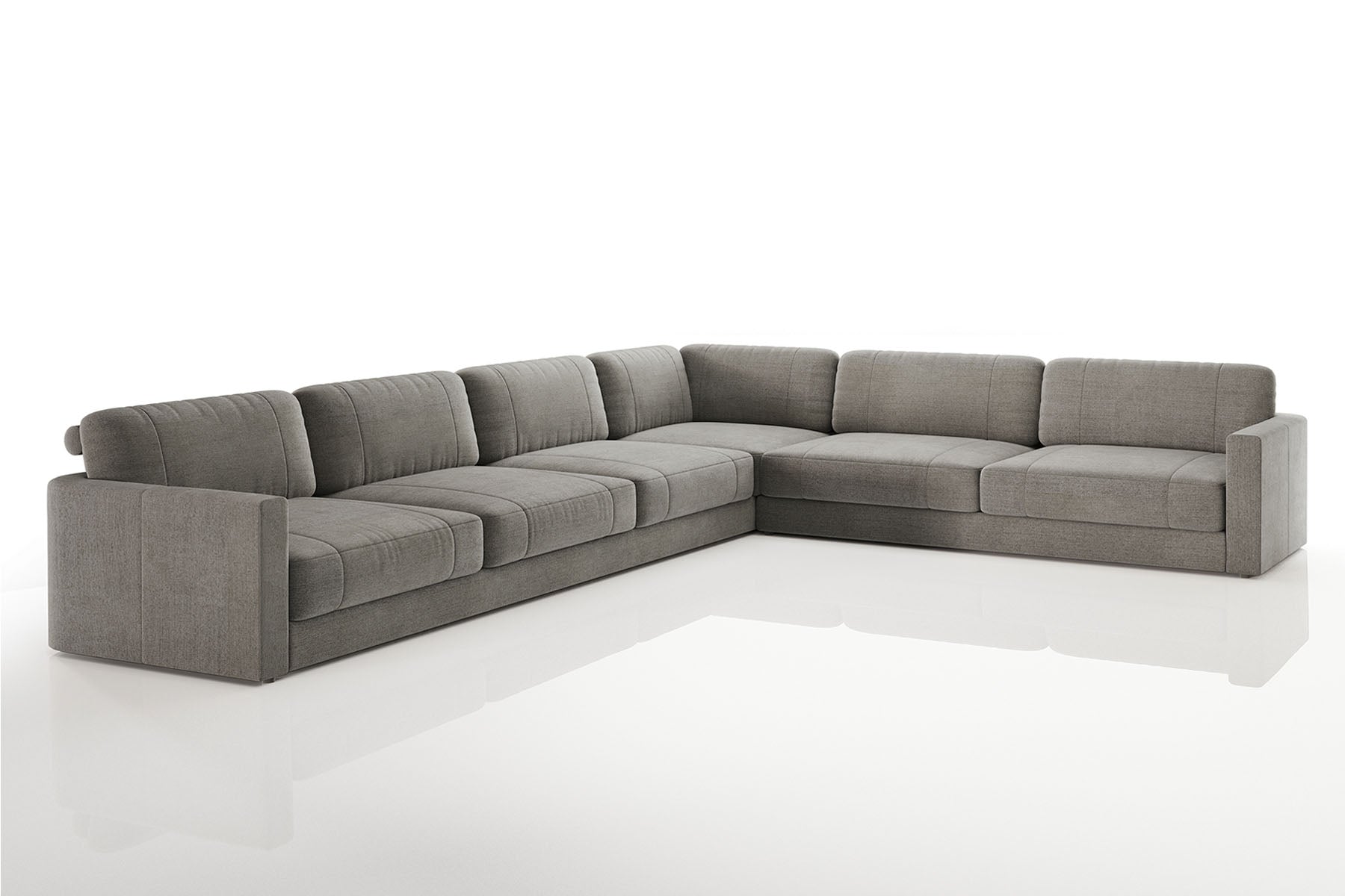 Texas LG Modern Fabric L-Sectional Large