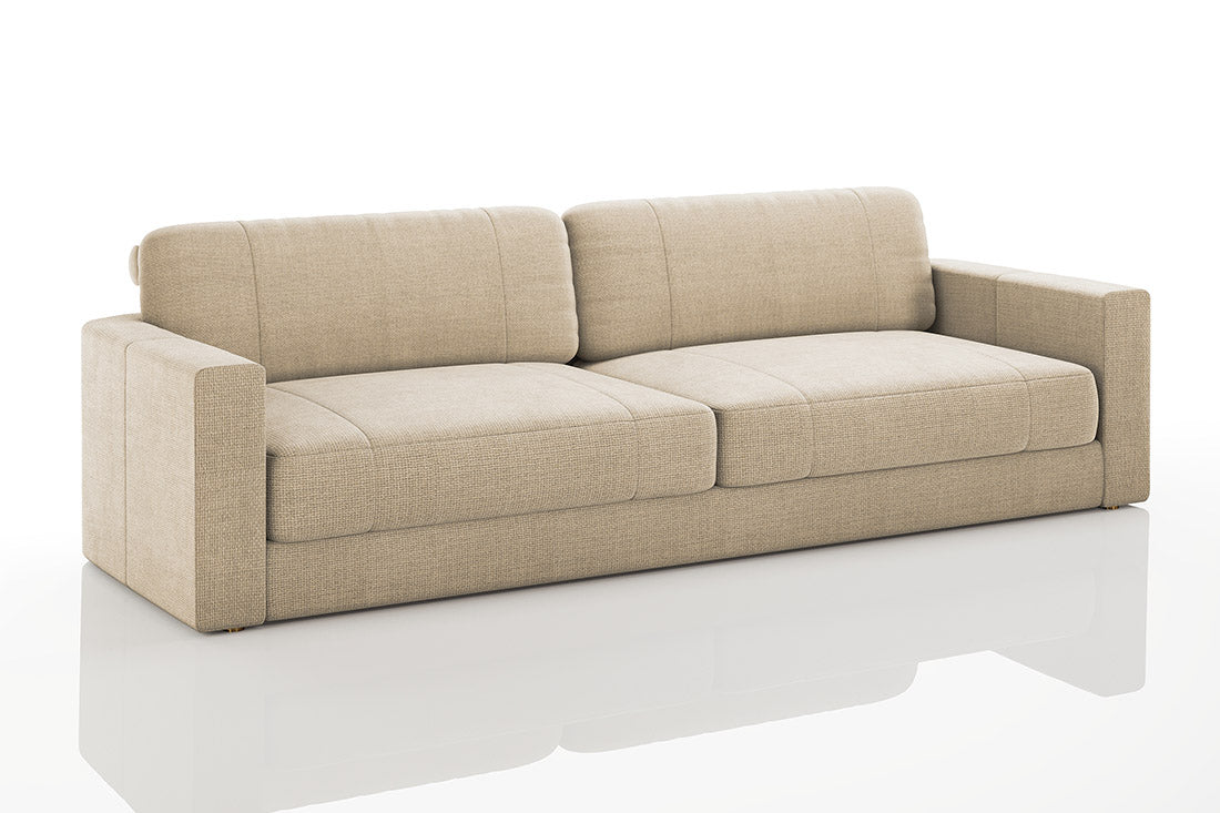 Texas Modern Fabric 3 Seater Sofa
