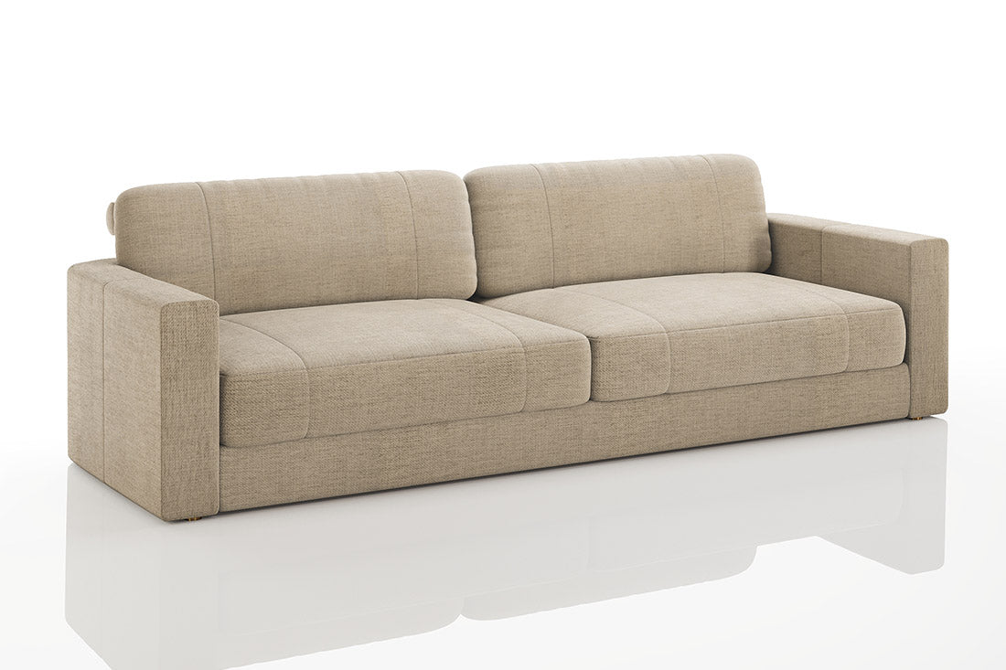 Texas Modern Fabric 3 Seater Sofa