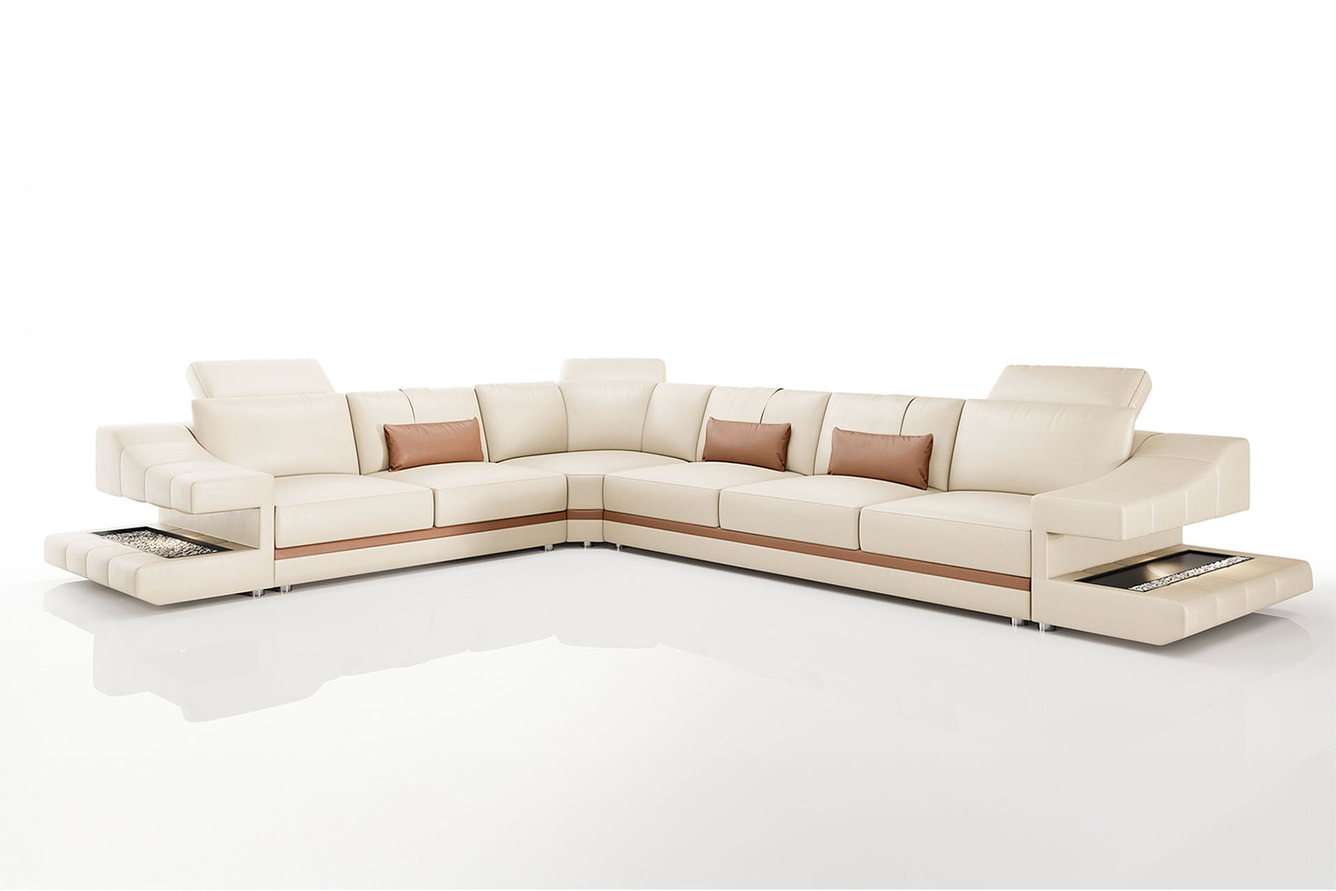 Chicago Leather L-Sectional