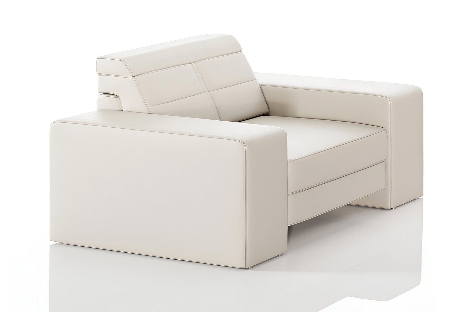 Houston Leather Armchair 48"
