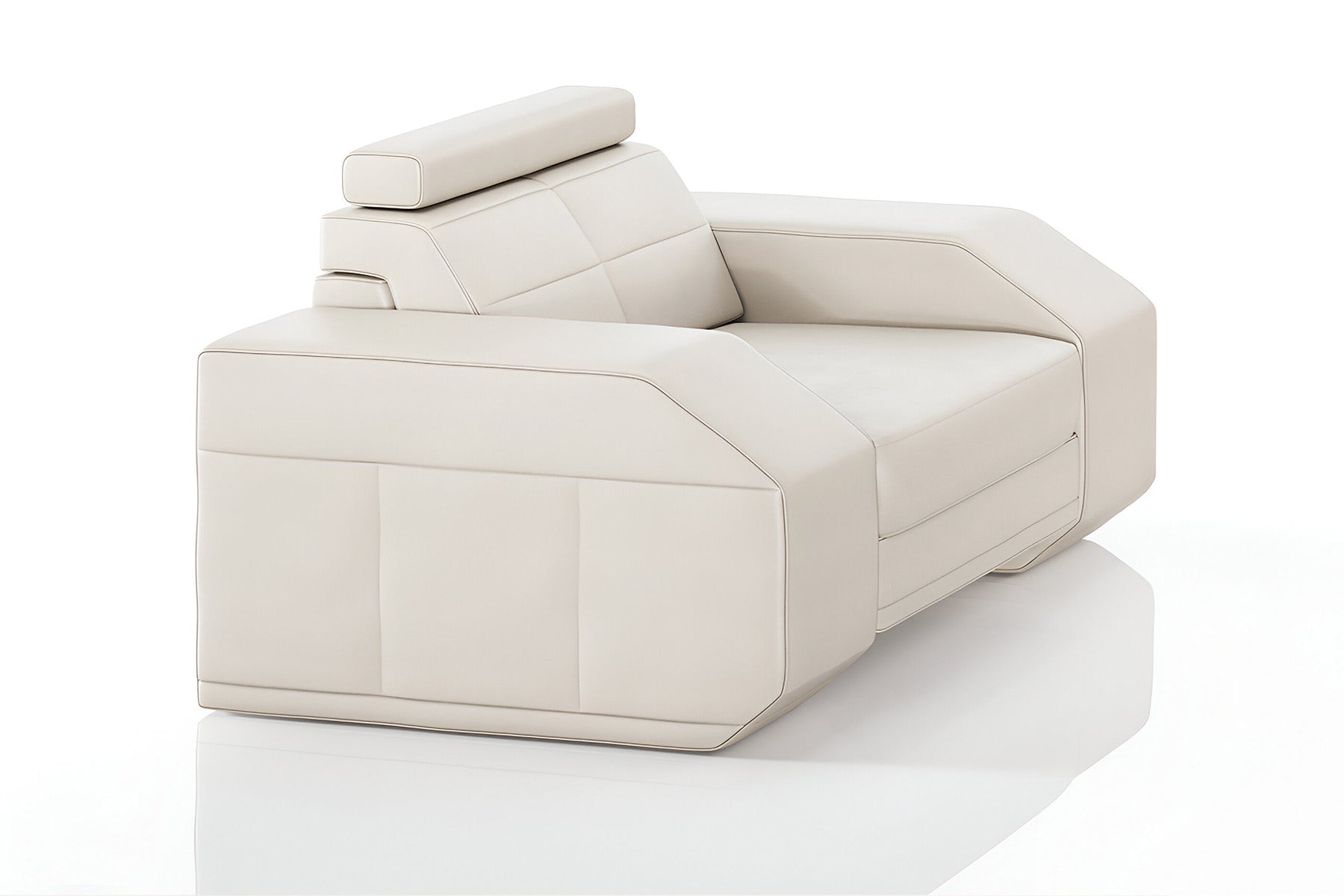 New Jersey Leather Armchair 47"