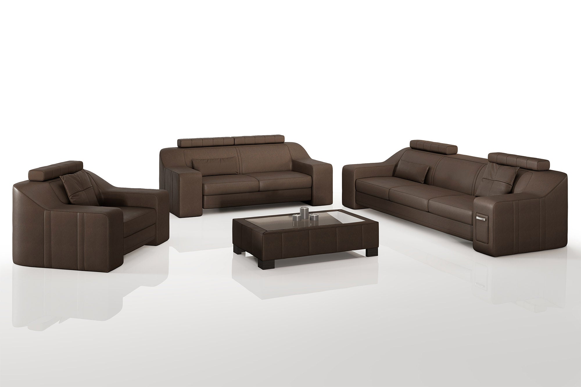 California Leather Sofa Set
