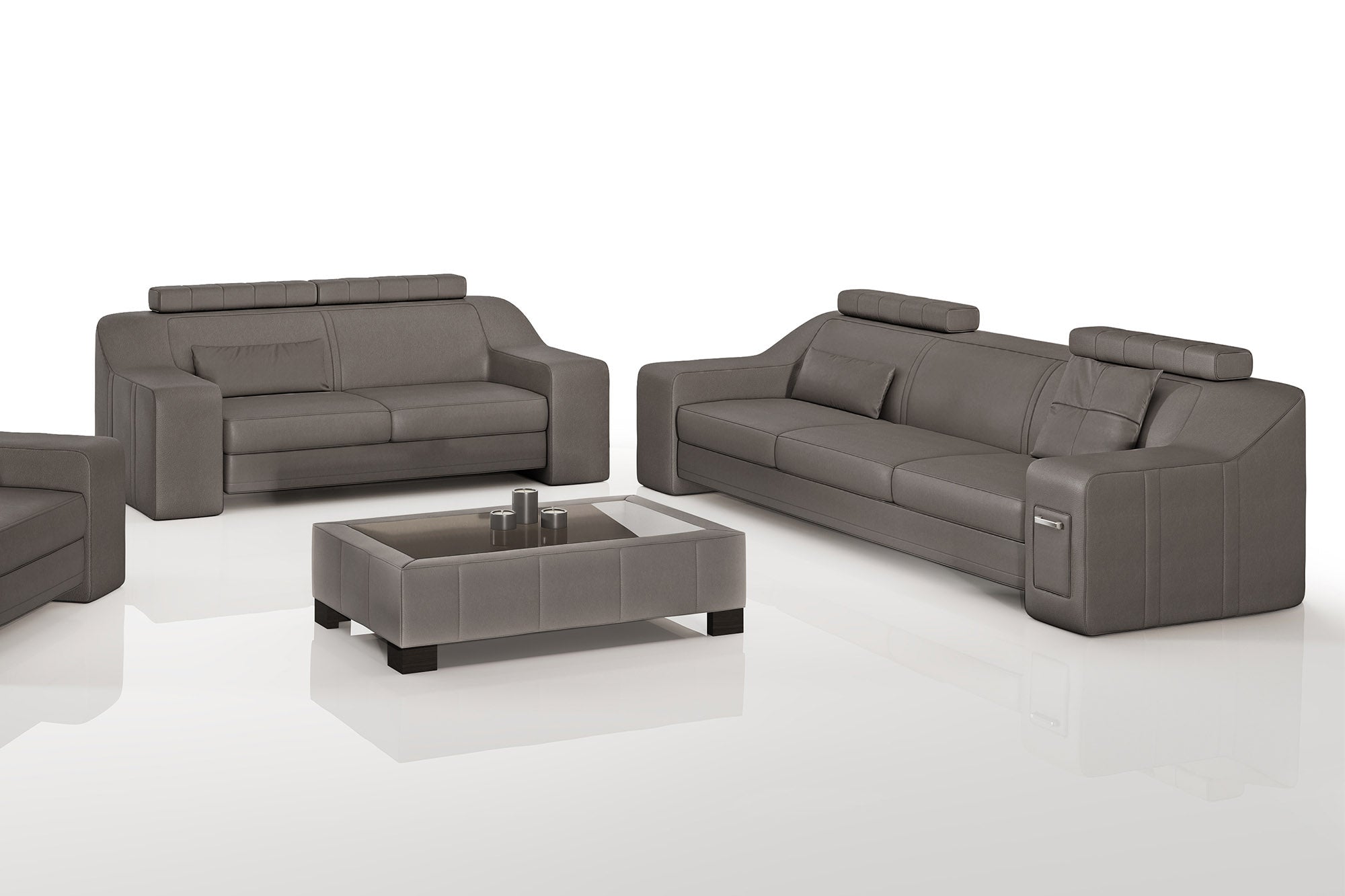 California Leather Sofa Set