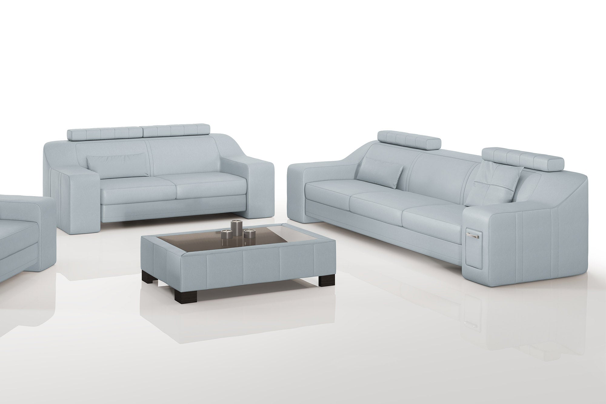 California Leather Sofa Set