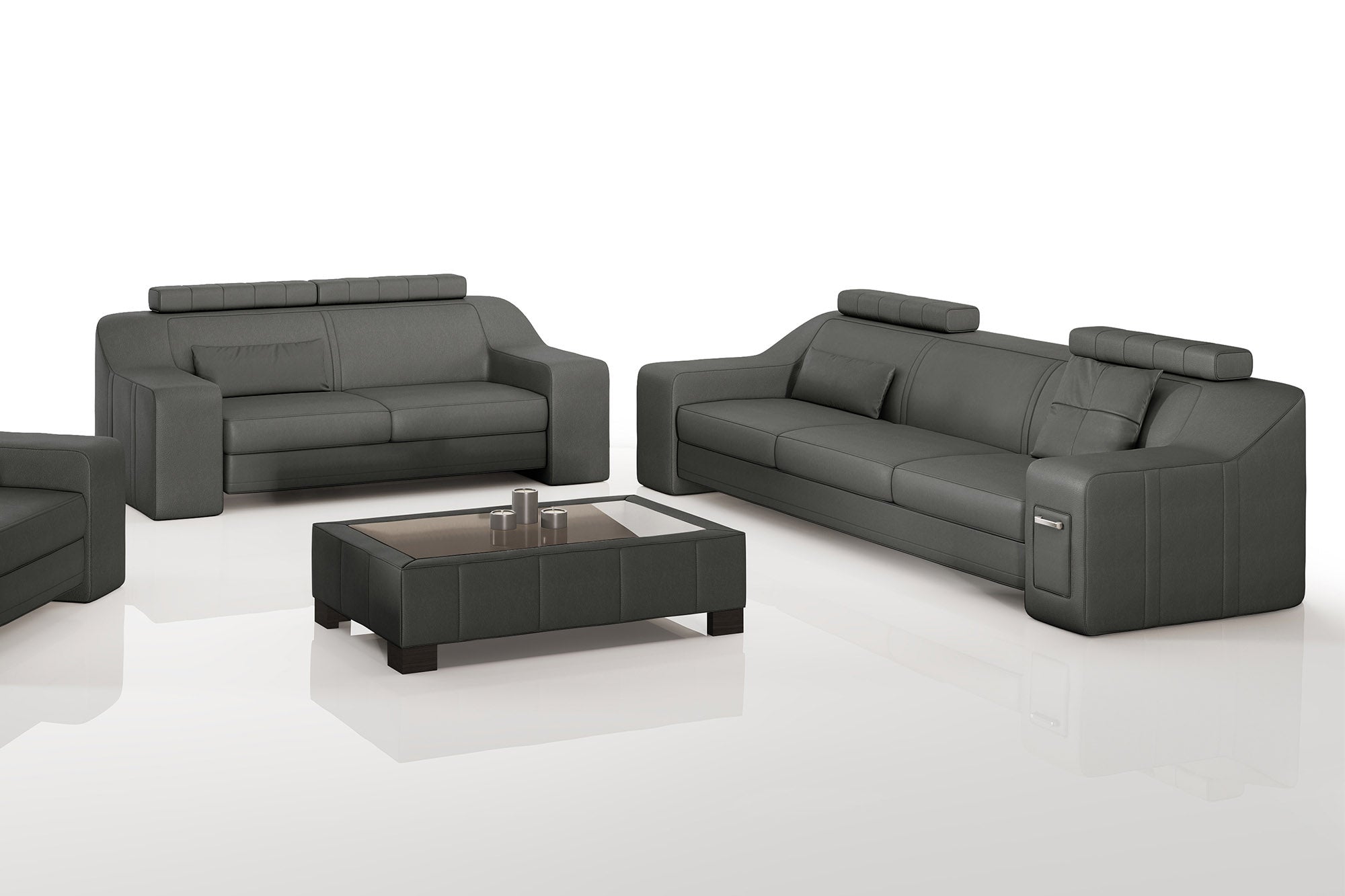 California Leather Sofa Set