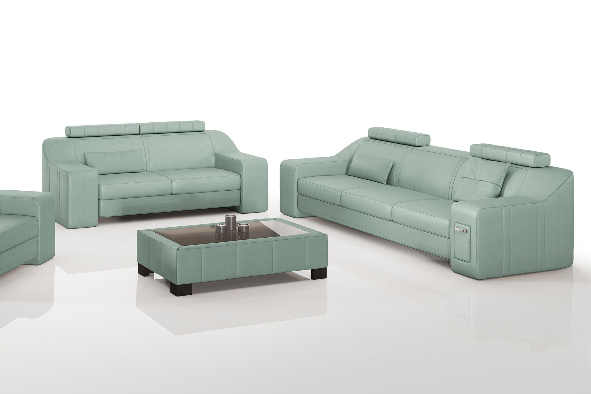 California Leather Sofa Set