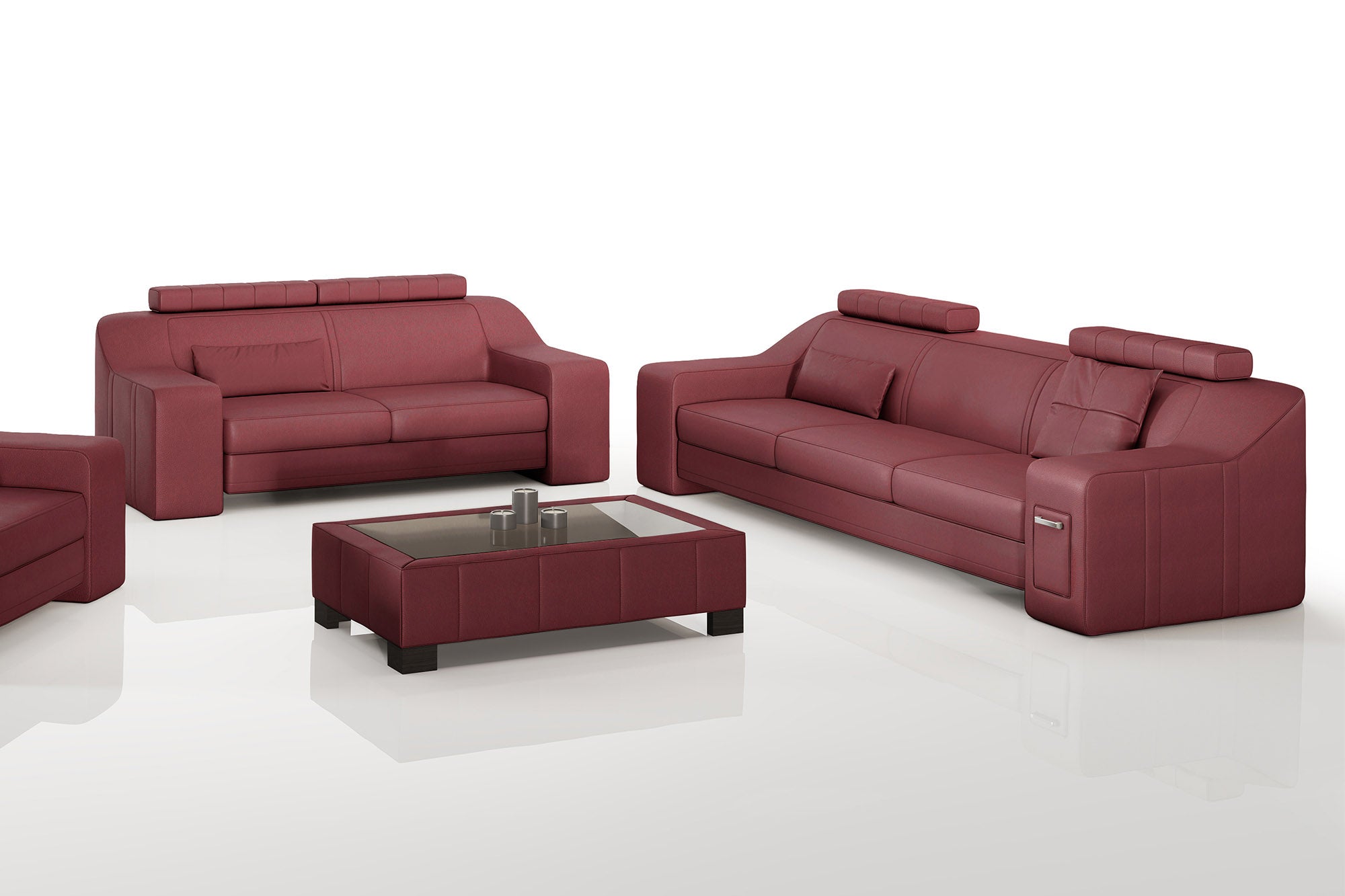 California Leather Sofa Set