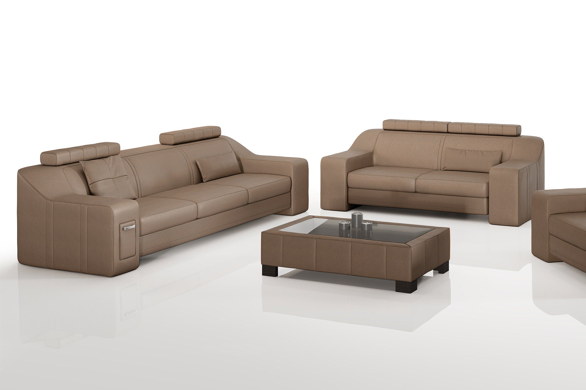 California Leather Sofa Set