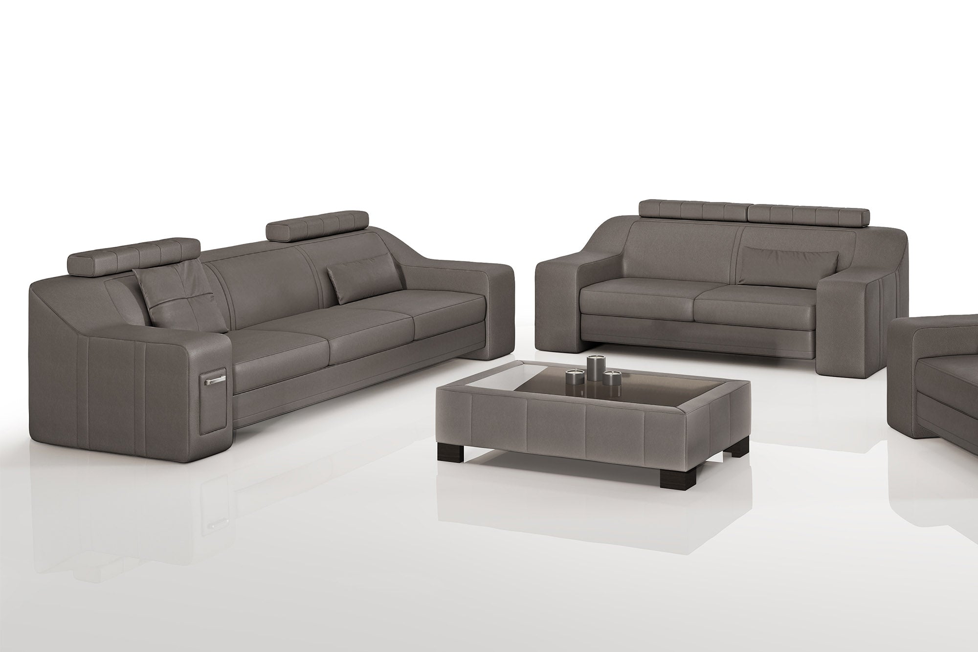 California Leather Sofa Set
