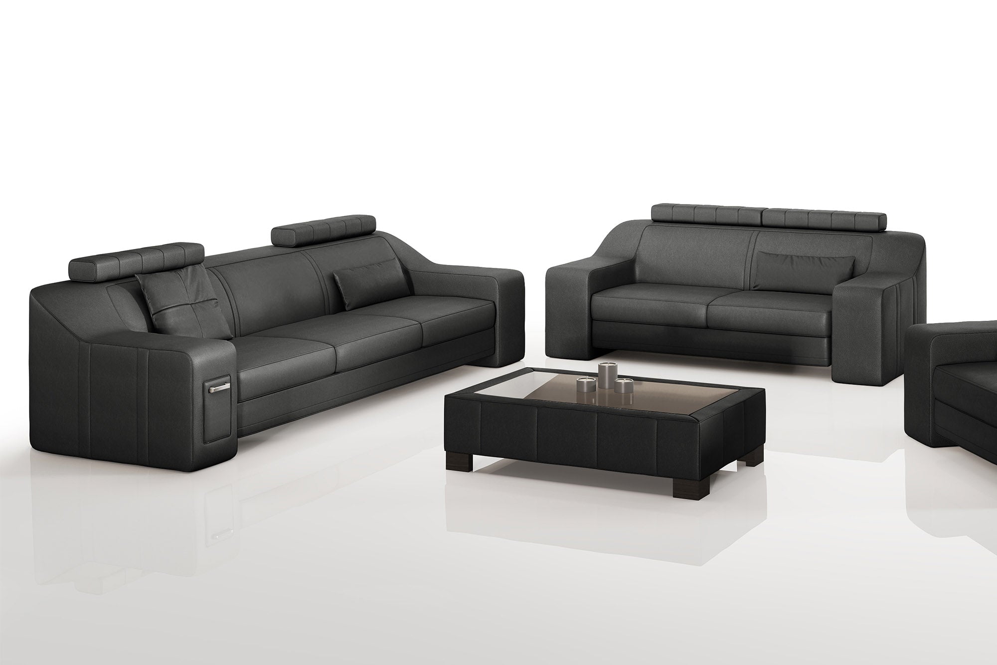 California Leather Sofa Set