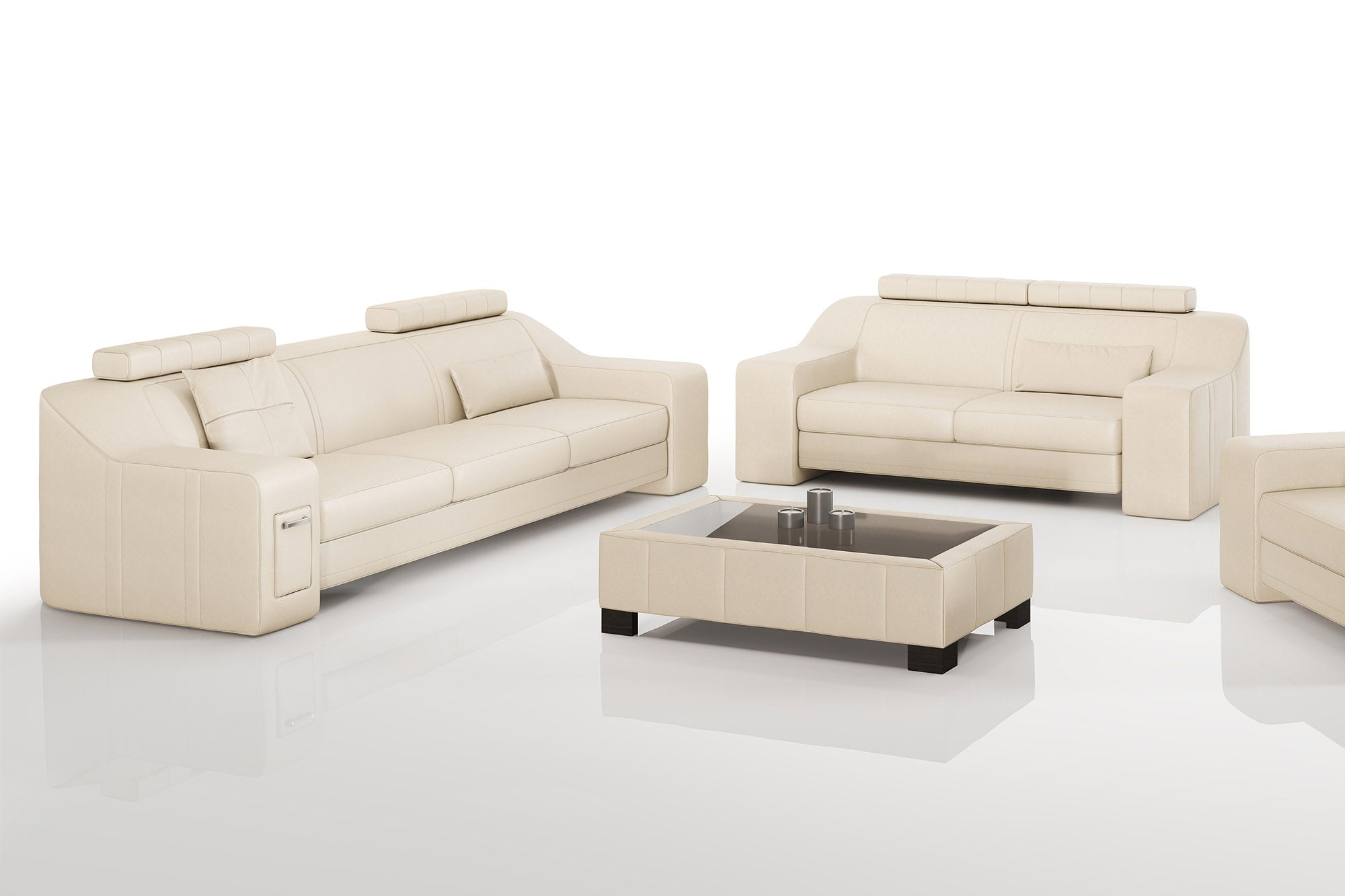 California Leather Sofa Set