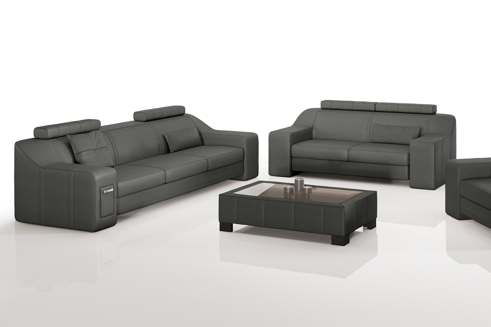 California Leather Sofa Set