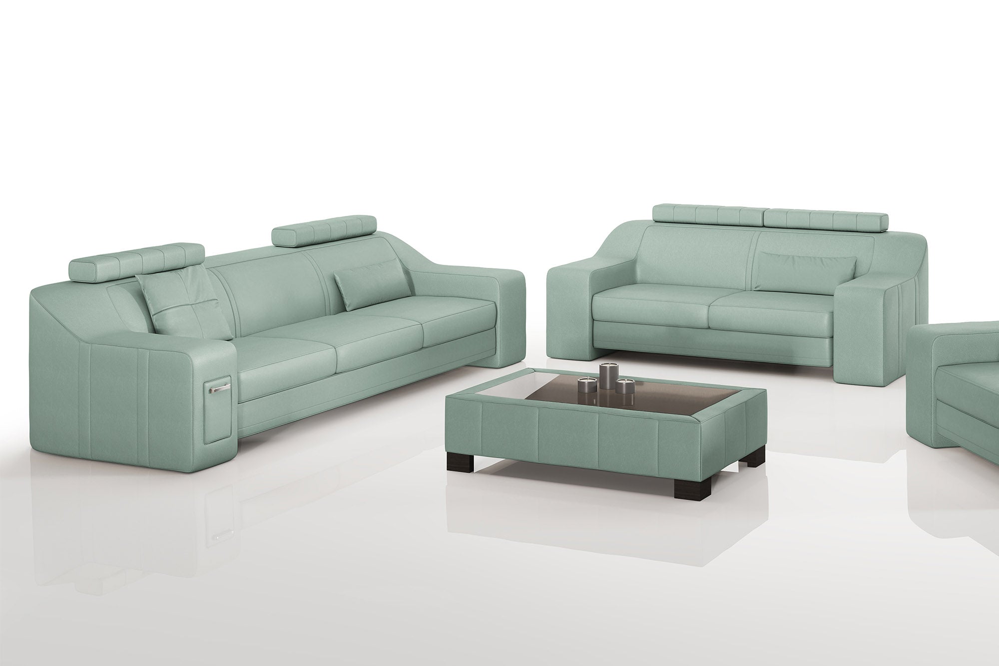 California Leather Sofa Set
