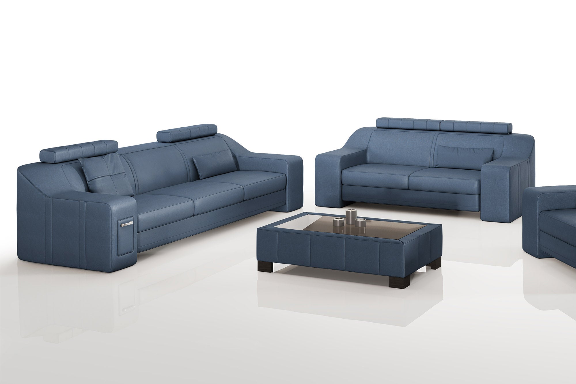 California Leather Sofa Set