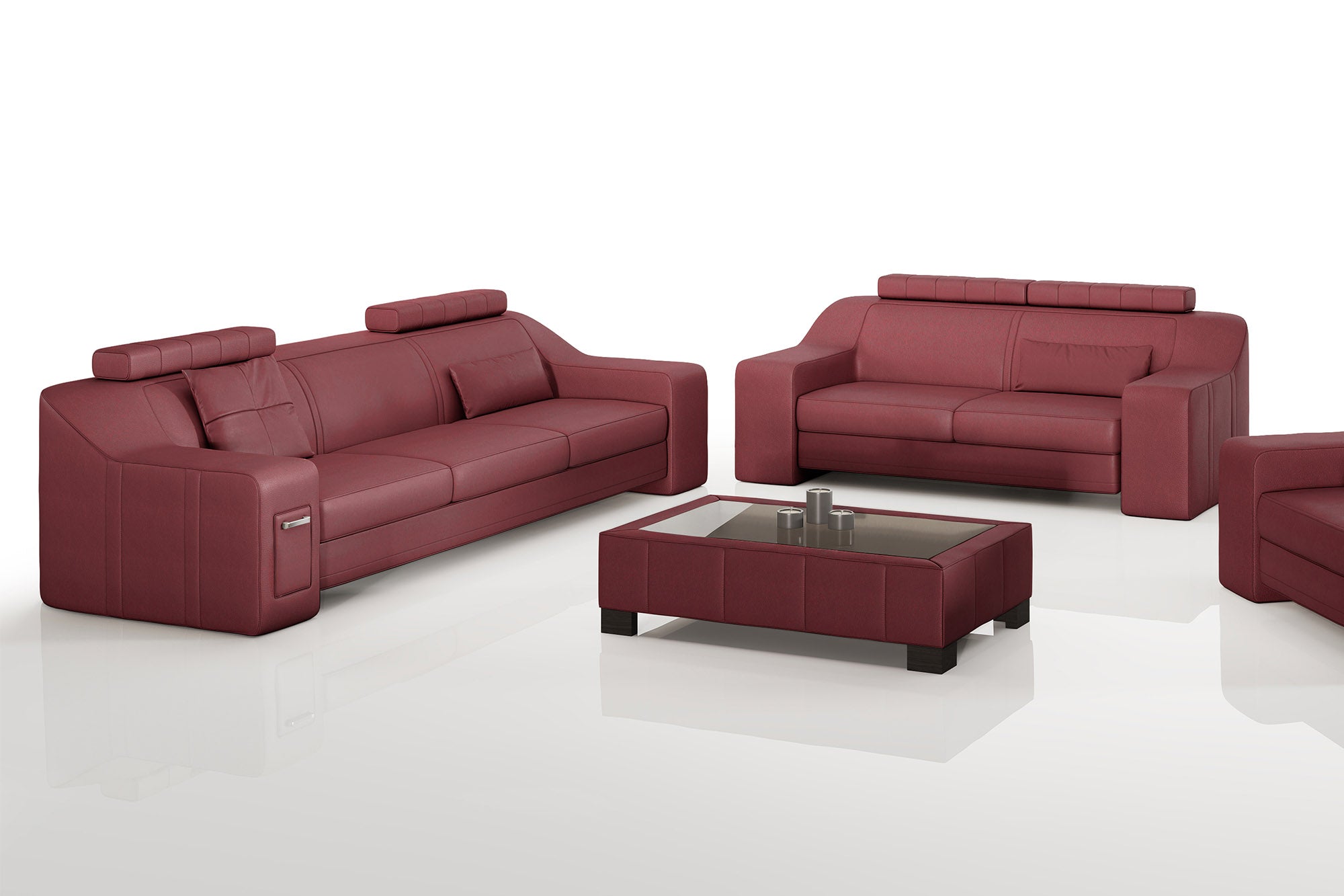 California Leather Sofa Set