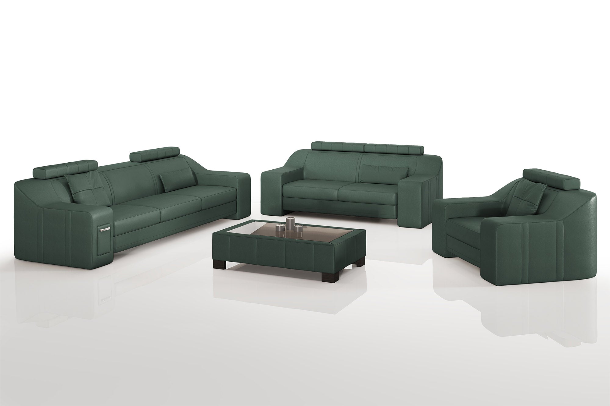 California Leather Sofa Set