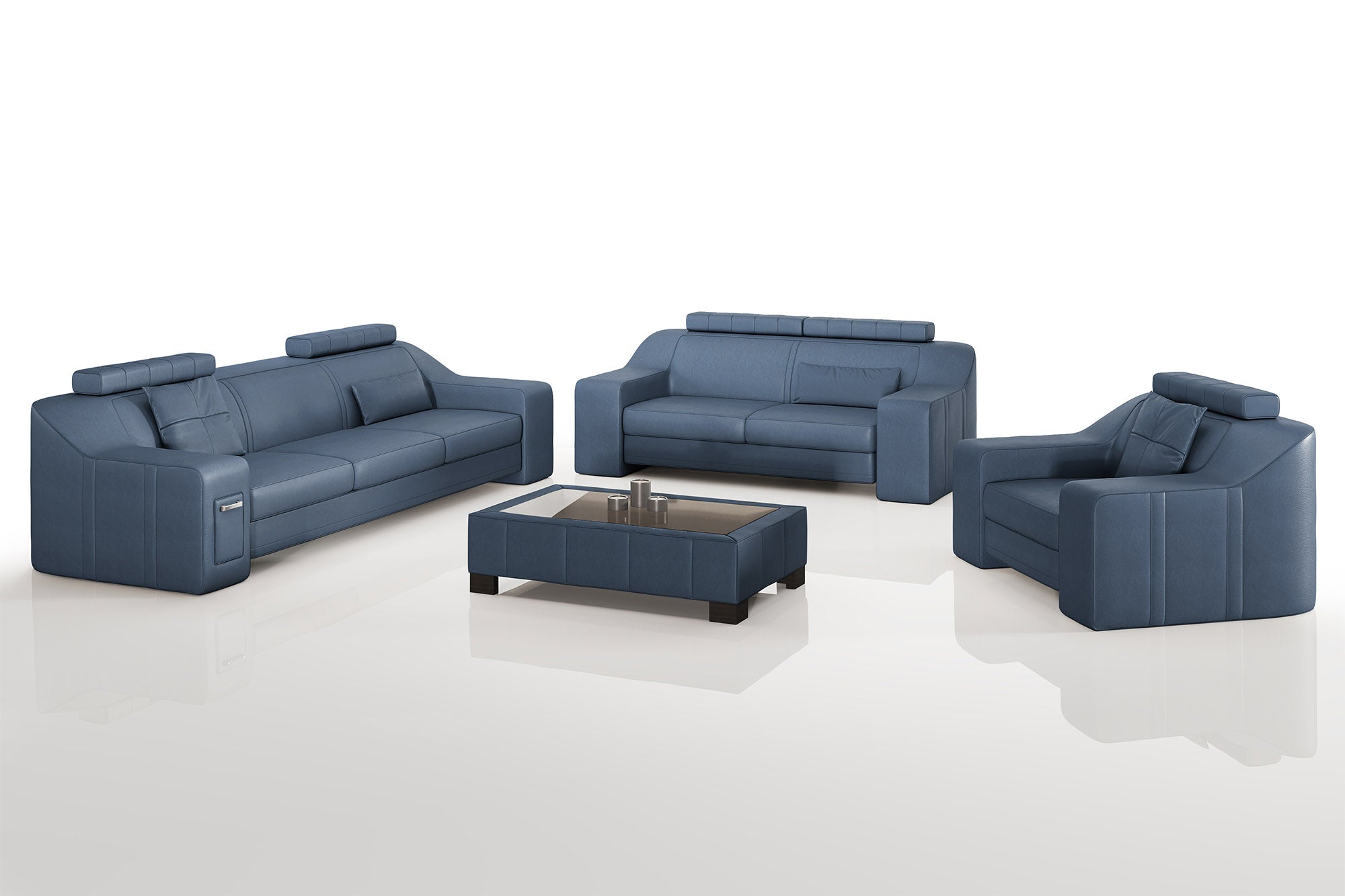 California Leather Sofa Set