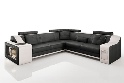 California II Leather L-Sectional