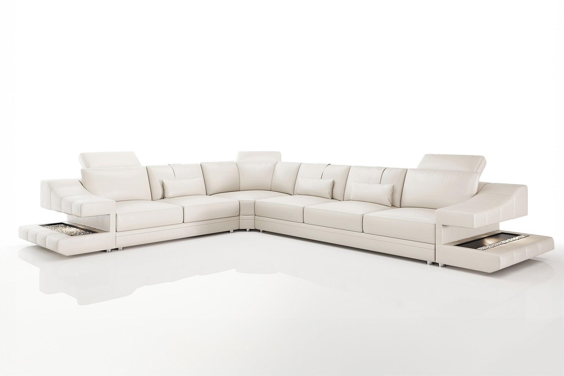 Chicago Leather L-Sectional