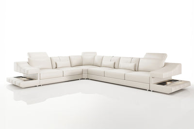 Chicago Leather L-Sectional