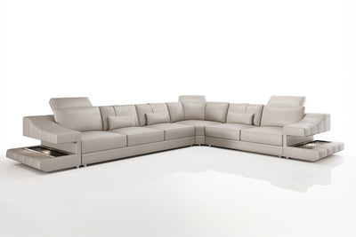 Chicago Leather L-Sectional