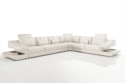 Chicago Leather L-Sectional