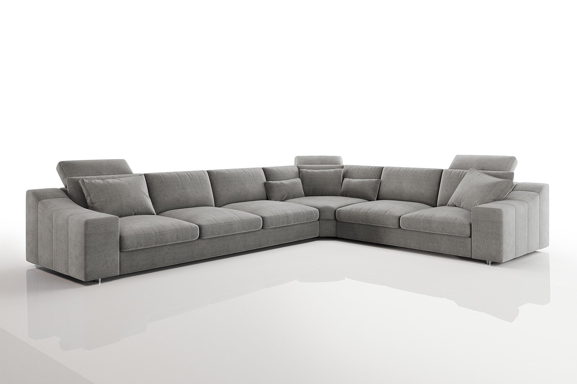 Chicago Modern Fabric L-Sectional