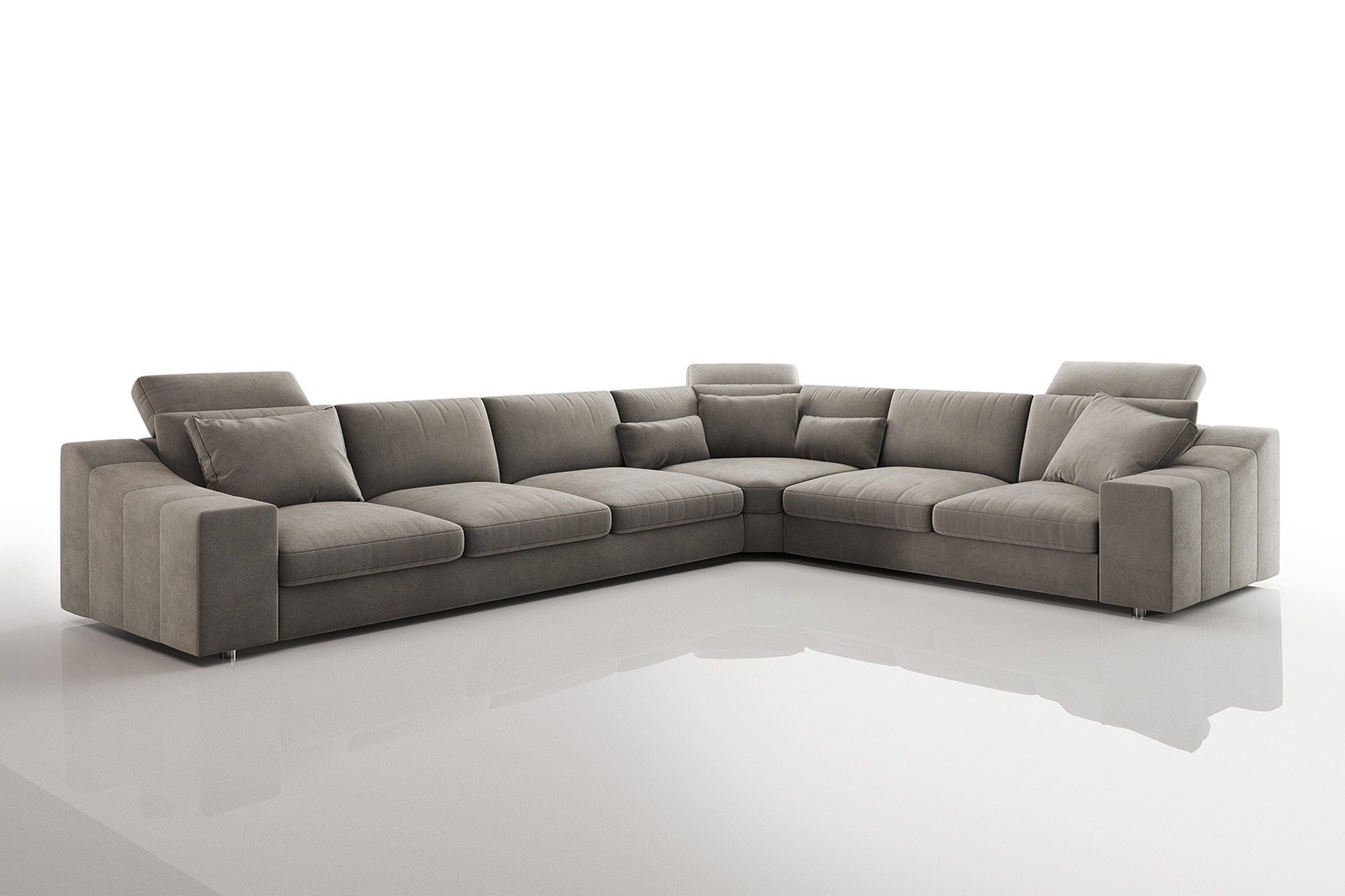 Chicago Modern Fabric L-Sectional