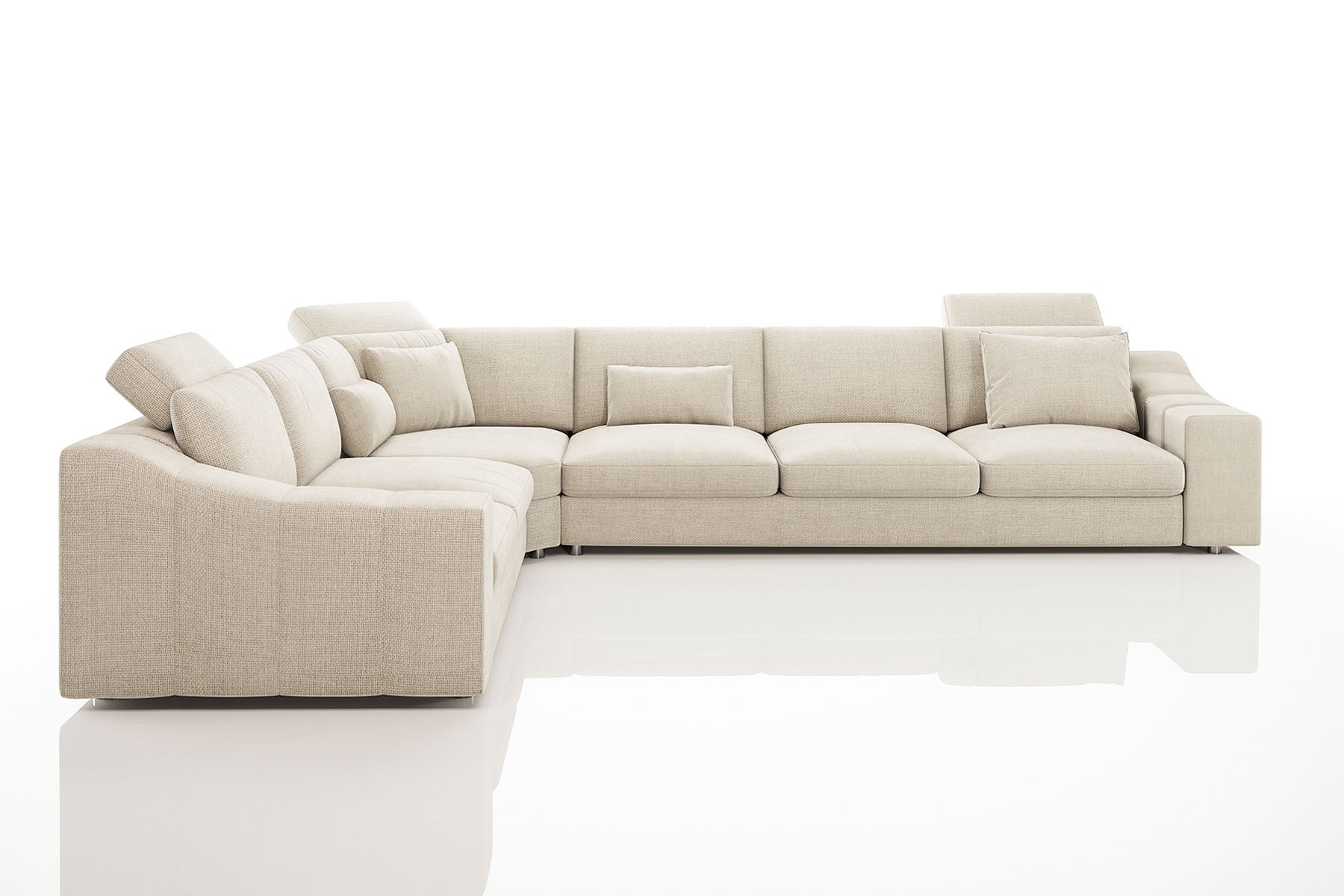 Chicago Modern Fabric L-Sectional