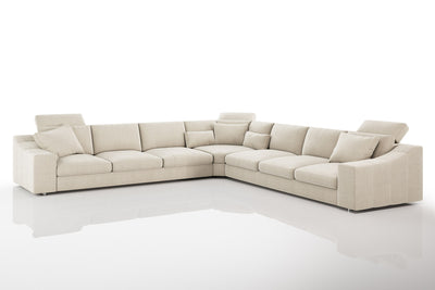 Chicago LG Modern Fabric L-Sectional Large