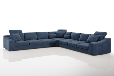 Chicago LG Modern Fabric L-Sectional Large