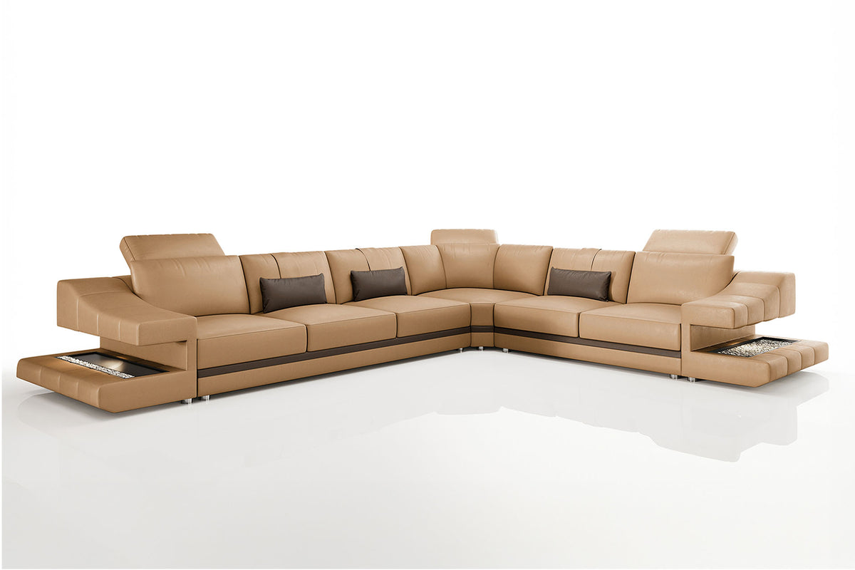 Chicago Leather L-Sectional
