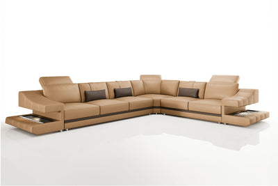 Chicago Leather L-Sectional