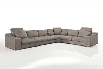 Chicago Modern Leather L-Sectional