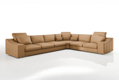 Chicago Modern Leather L-Sectional