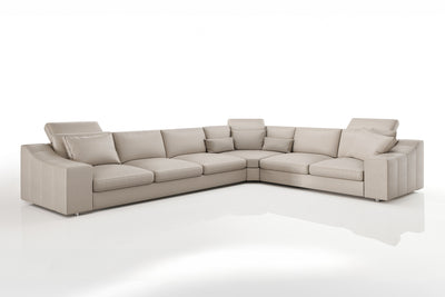Chicago Modern Leather L-Sectional