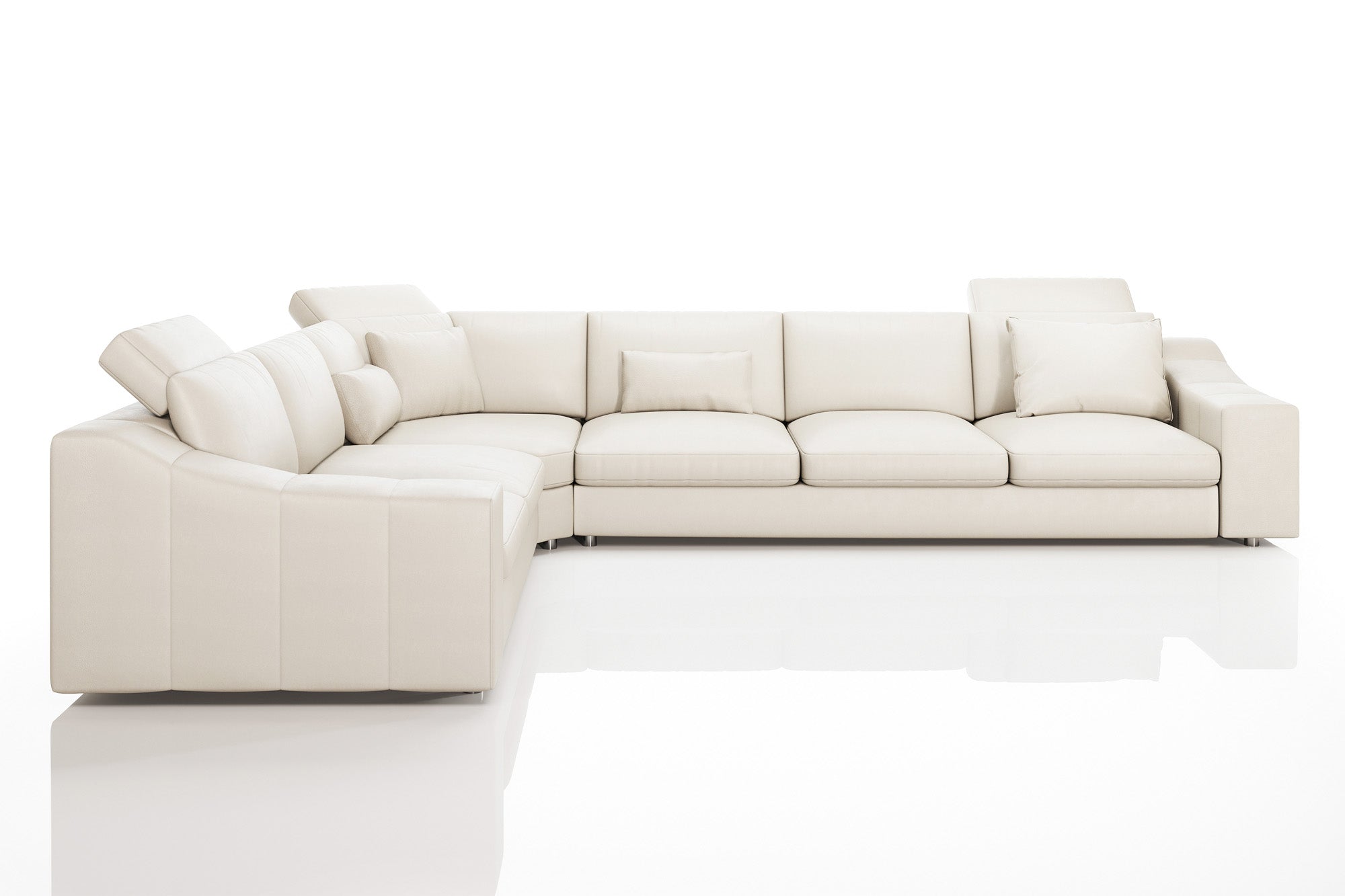 Chicago Modern Leather L-Sectional