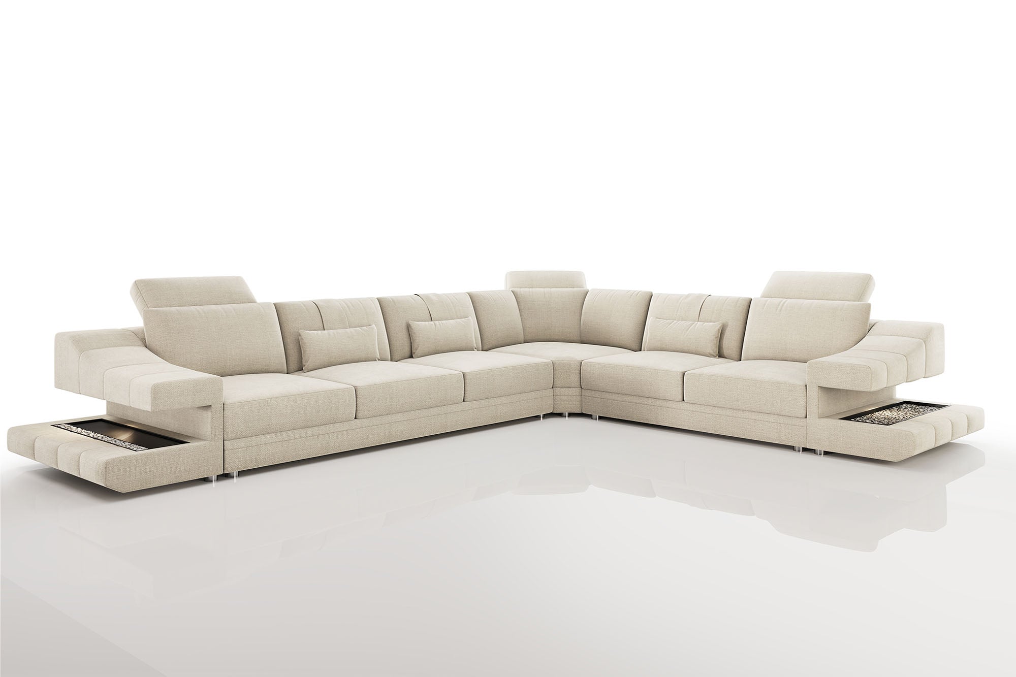 Chicago Fabric L-Sectional