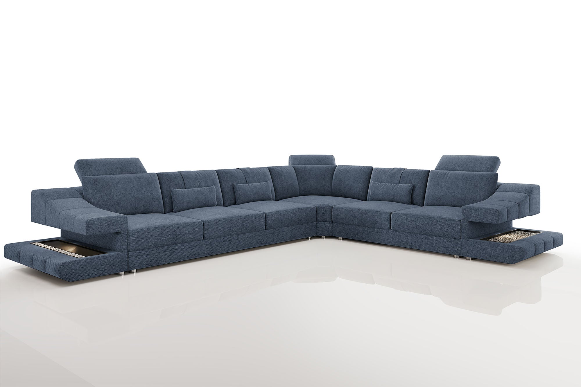 Chicago Fabric L-Sectional