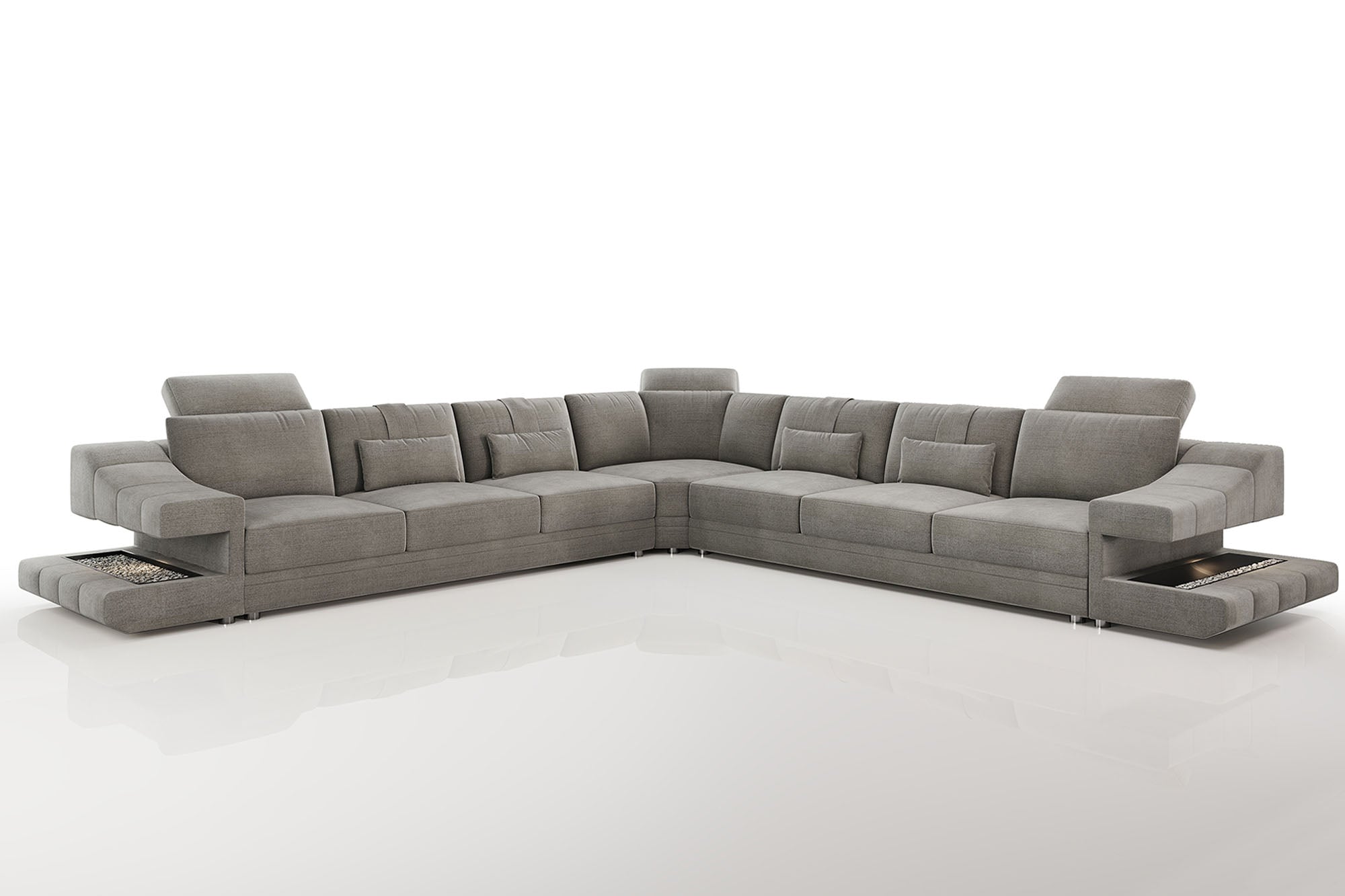 Chicago LG Fabric L-Sectional Large