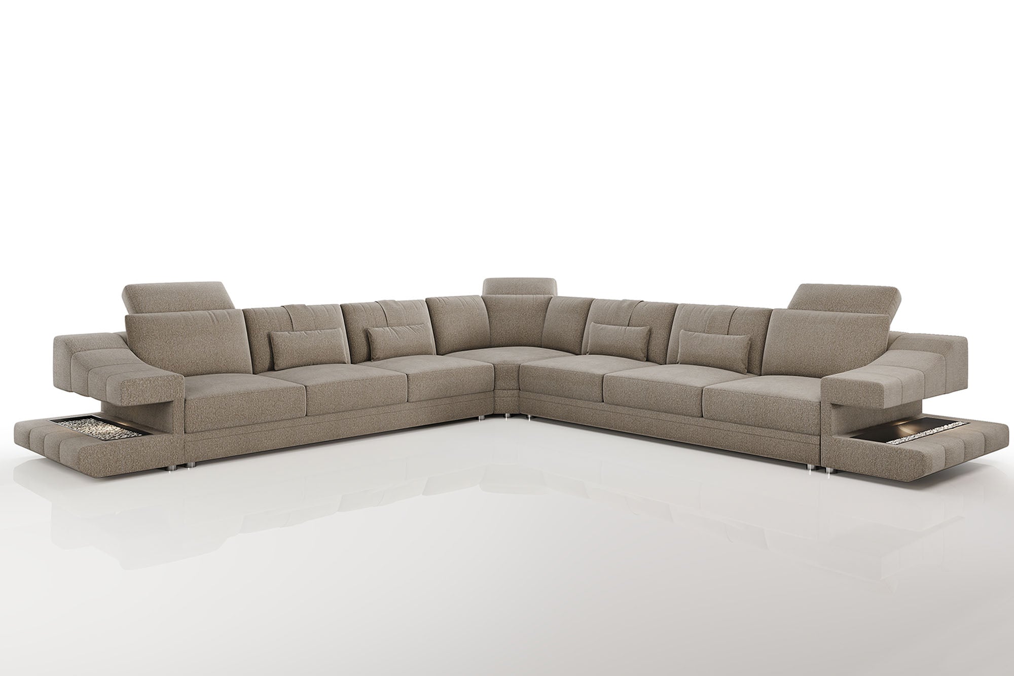 Chicago LG Fabric L-Sectional Large