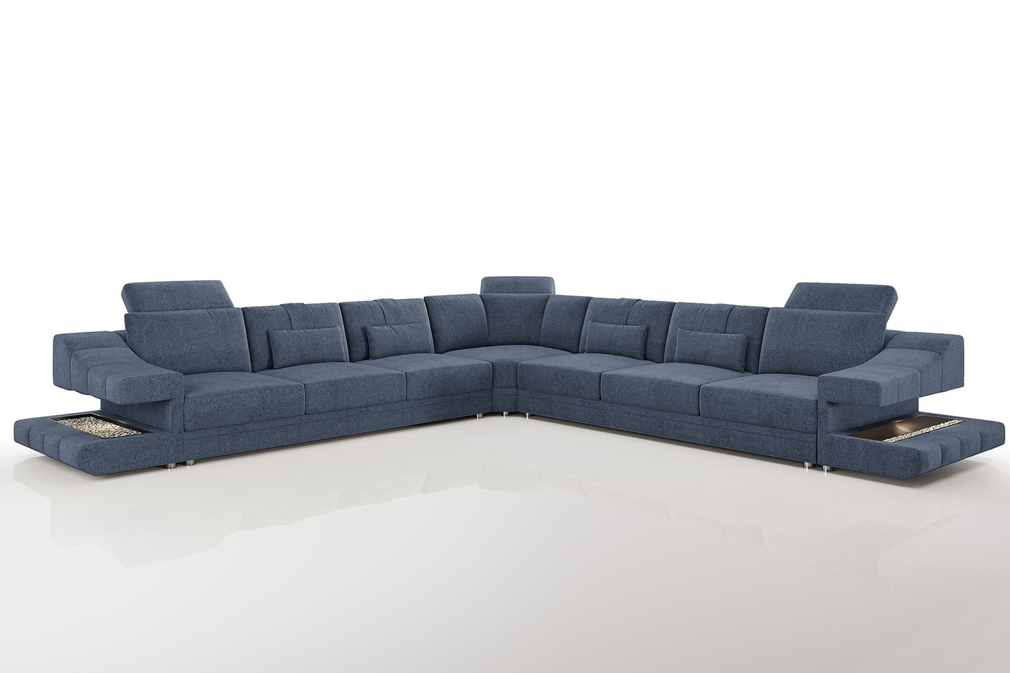 Chicago LG Fabric L-Sectional Large