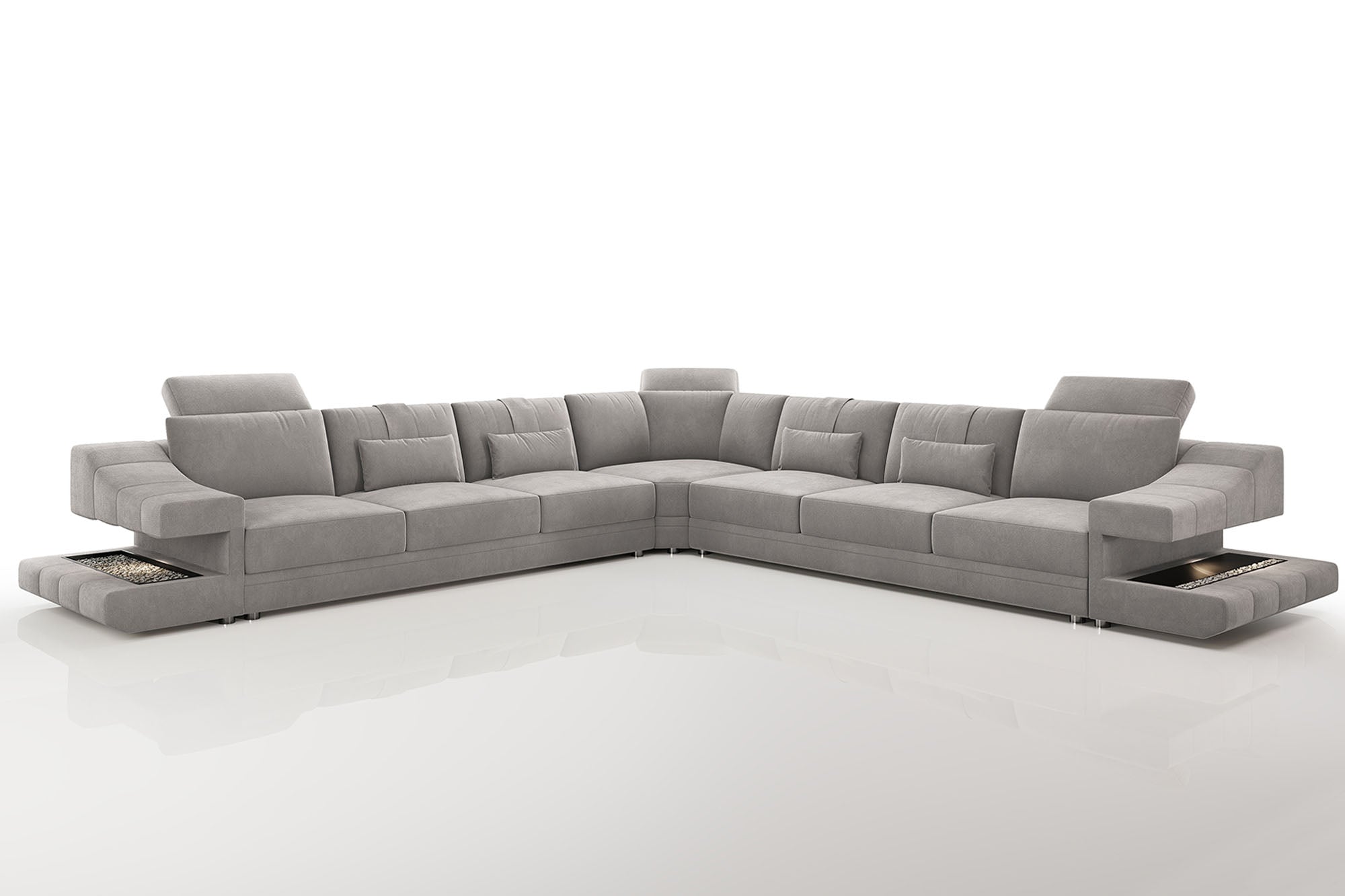 Chicago LG Fabric L-Sectional Large