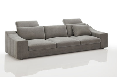 Chicago Modern Fabric 3 Seater Sofa