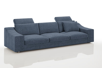 Chicago Modern Fabric 3 Seater Sofa