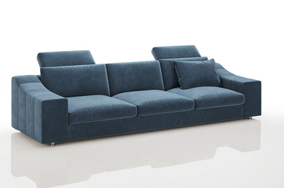 Chicago Modern Fabric 3 Seater Sofa