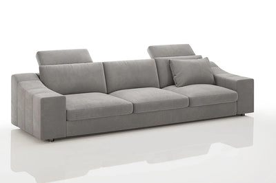 Chicago Modern Fabric 3 Seater Sofa