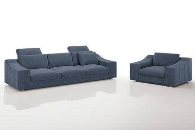 Chicago Modern Fabric Sofa Set