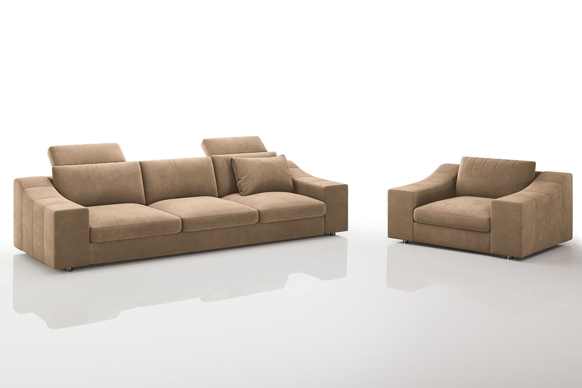 Chicago Modern Fabric Sofa Set
